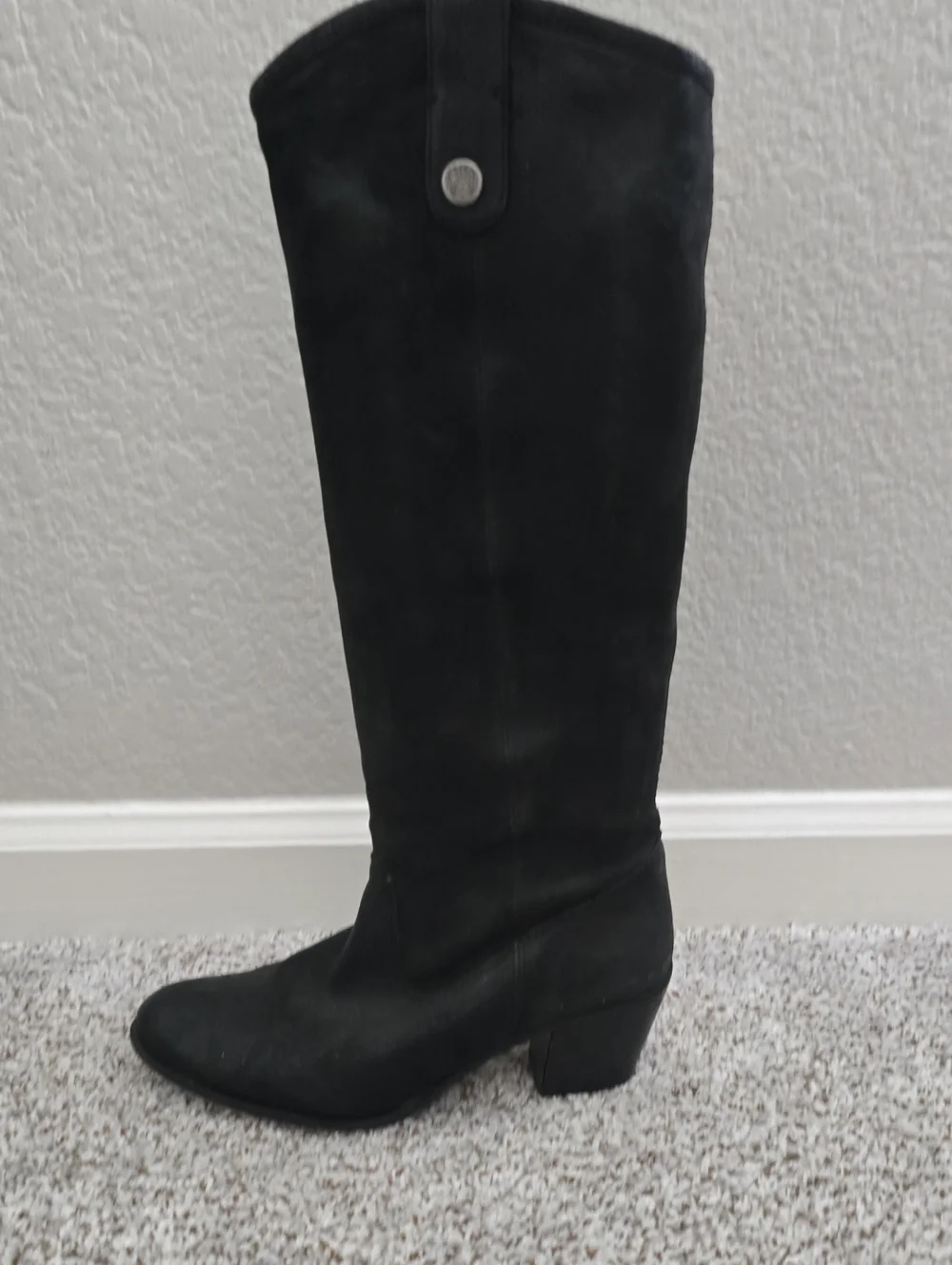 Vince Camuto Kolton Black Suede Boots